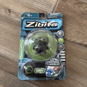 ZIBITS Mini R/C Robot‎ "spex" black/green) TOY with Remote - New Series 1